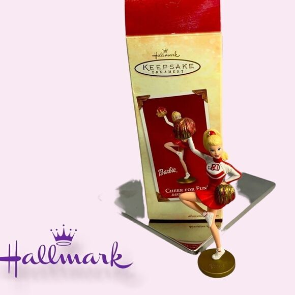 Hallmark Keepsake 2002 Cheer for Fun, Barbie - Picture 1 of 8